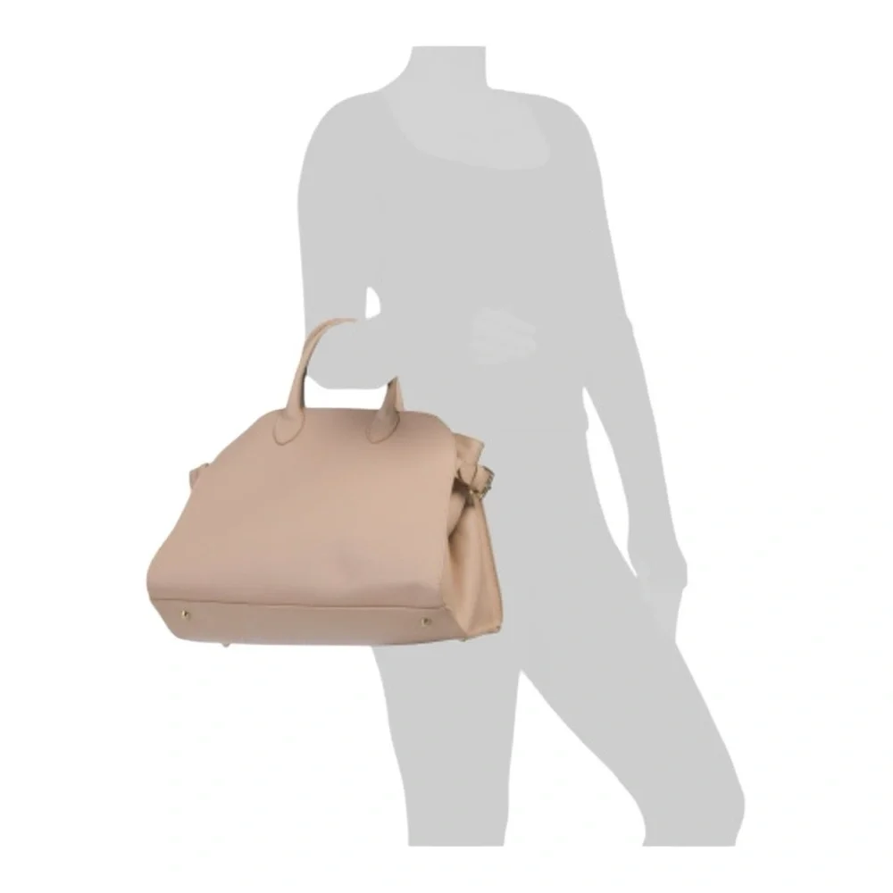 DIVINA FIRENZE Blush Made In Italy Leather Satchel NWT